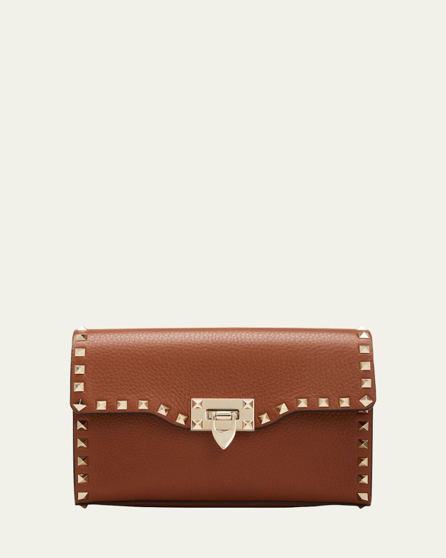 Small Rockstud Leather Shoulder Bag